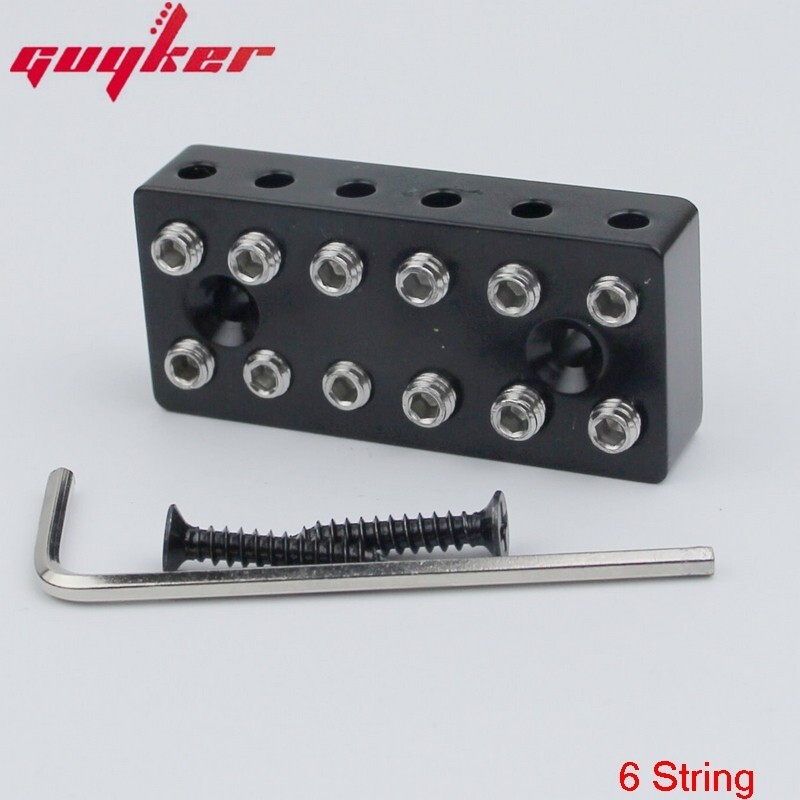 Guyker 6 String Headless Guitar Bridge String Lock