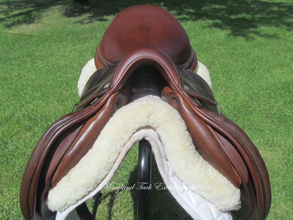 18" DEVOUCOUX BIARRITZ D3D close contact jumping saddle 3A flaps-2014 MODEL!