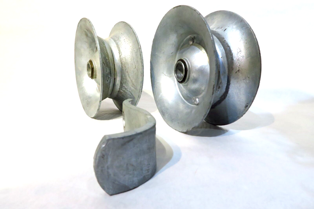 Cable Sheave Wire Puller Rope Pulley Roller Wheel Tugger Assembly