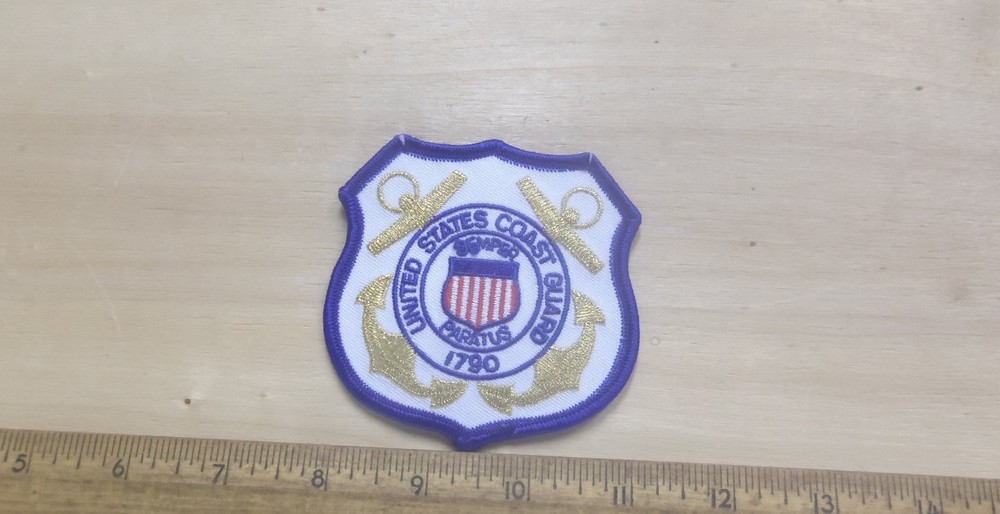US Coast Guard Logo Embroidered Patch