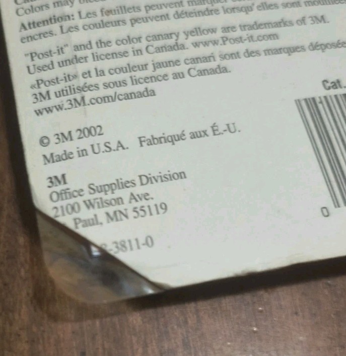 3M Post-it Notes Pad "Things To Do" Vtg 2002 Refrigerator Magnet NIP Rare