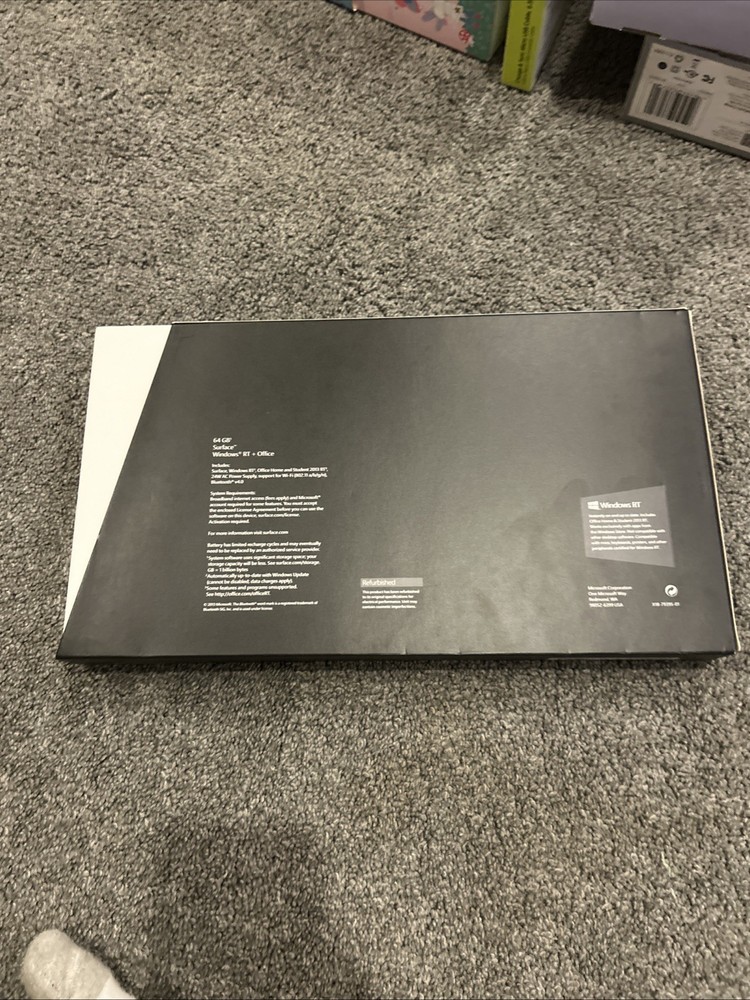 Microsoft Surface Rt 32gb, Wi-fi, 10.6in - Dark Titanium