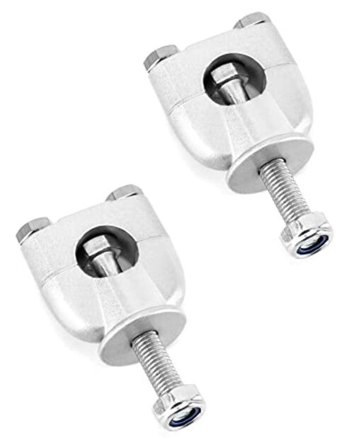Motorcycle Handlebar Risers, 2 Pcs Universal Metal Handle Bar Risers for 7/8"
