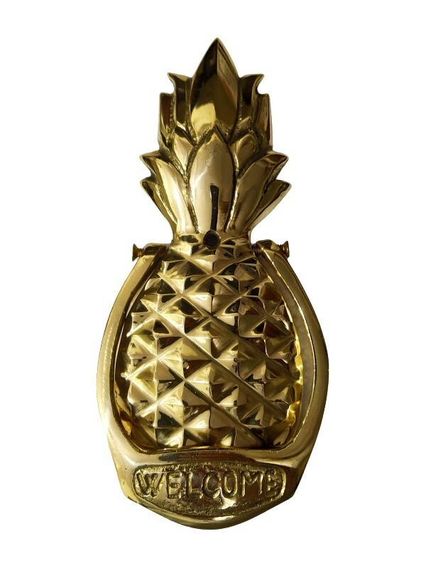 Brass Pineapple Door Knocker Solid Brass Knocker