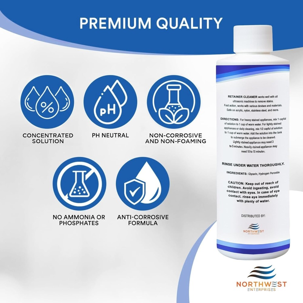 Effective Nightguard Cleaning Solution - 16 oz Concentrate