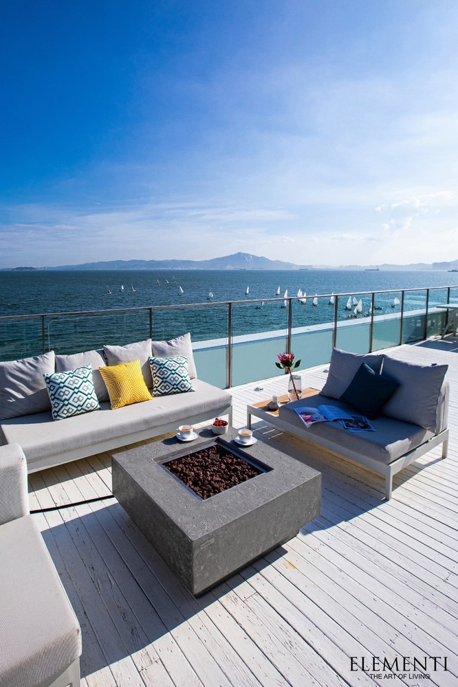 Elementi Manhattan Fire Table-Natural Gas