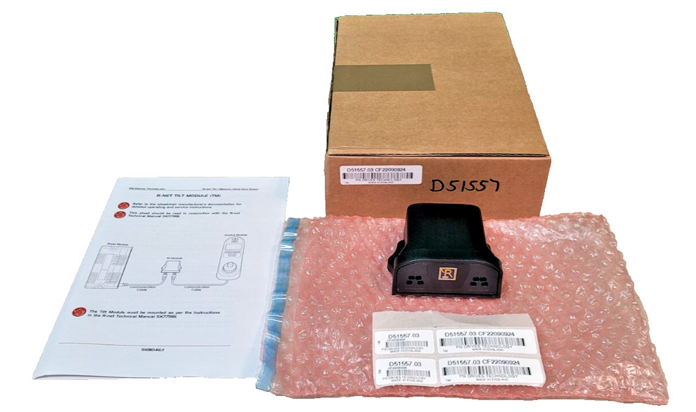 PG DRIVES R-NET TILT MODULE ANGLE ADJUSTMENT MODULE D51557.03 NEW