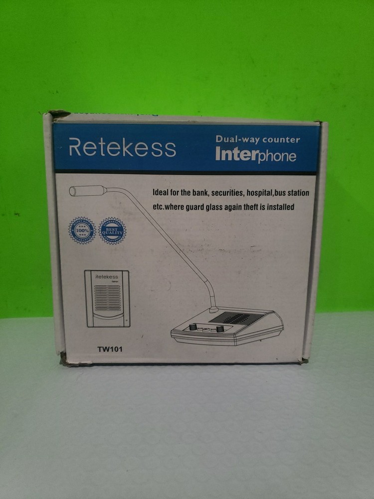 TW101 Easter Church Intercom Dualway Bank Store Window Counter Interphone System