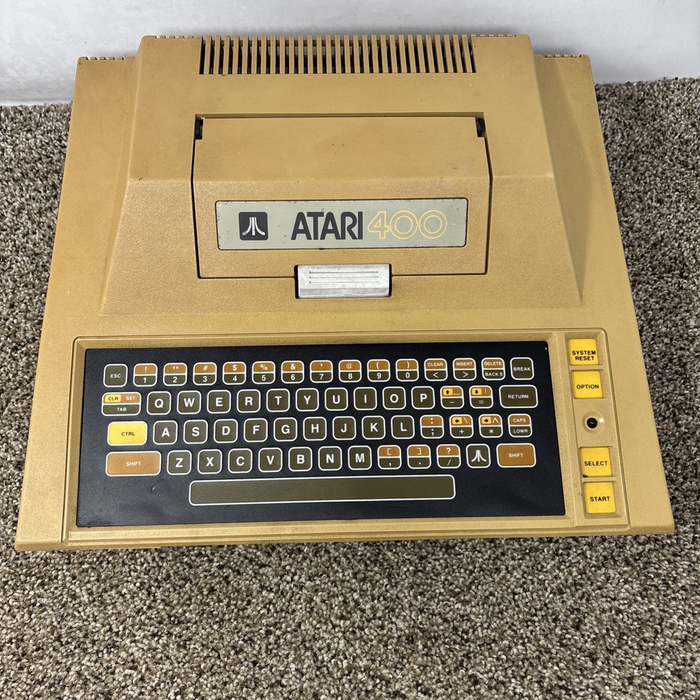 Atari 400 Computer System console with Power Supply TESTED and Working