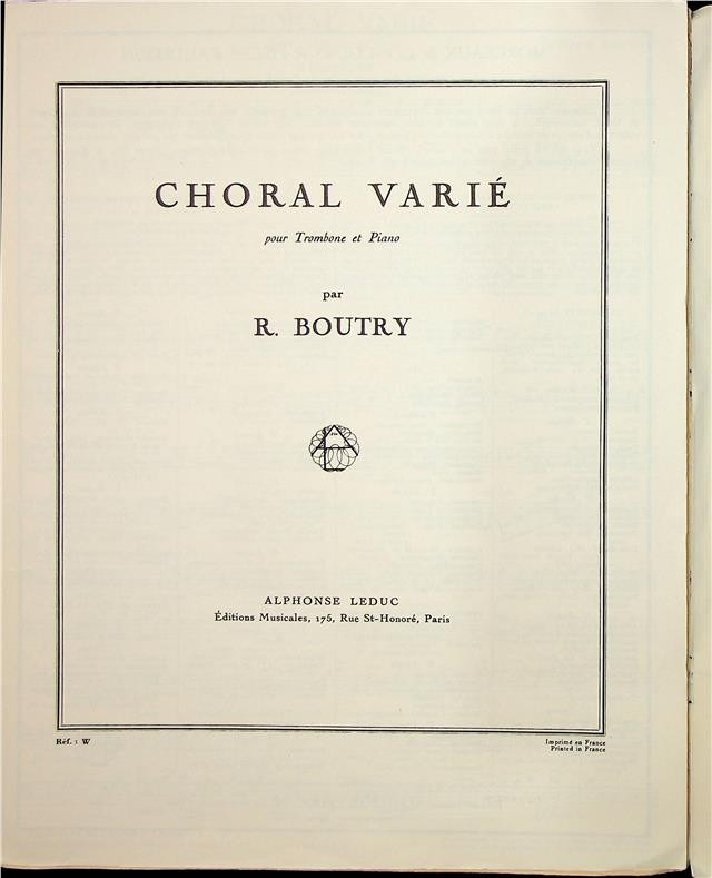 Choral Varie