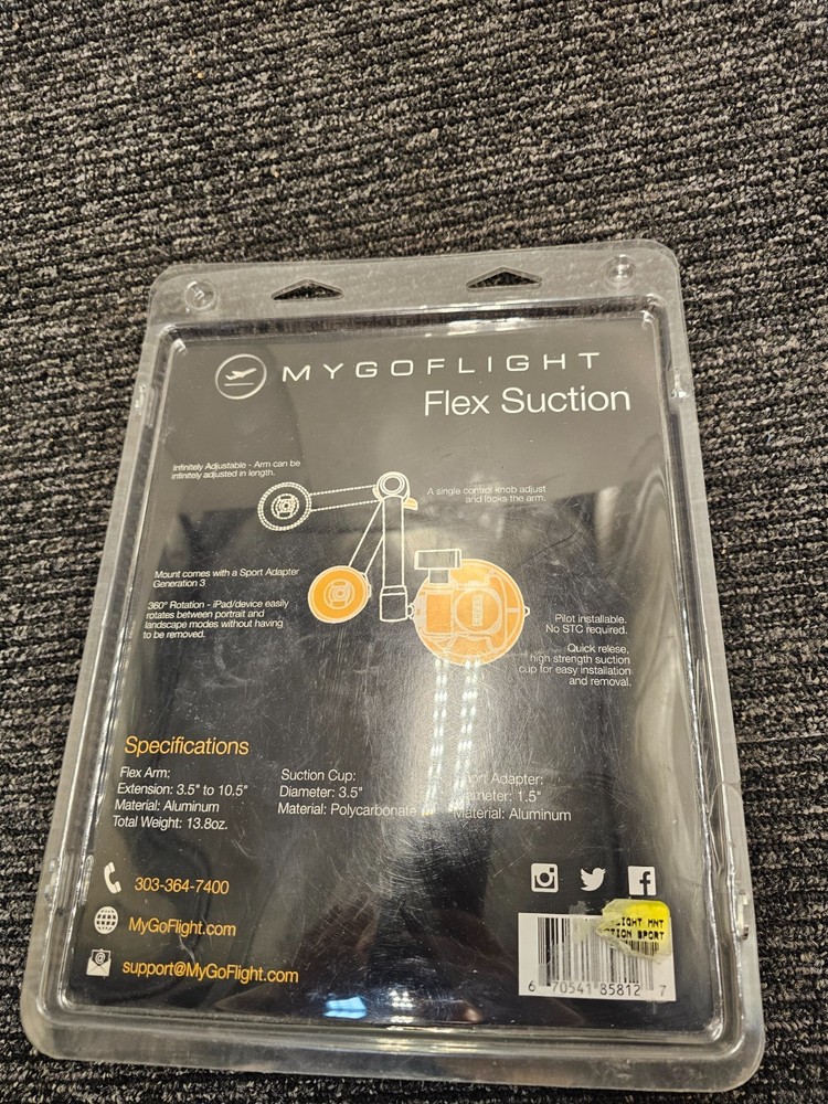 MYGOFLIGHT Flex Suction Fully Adjustable Mount