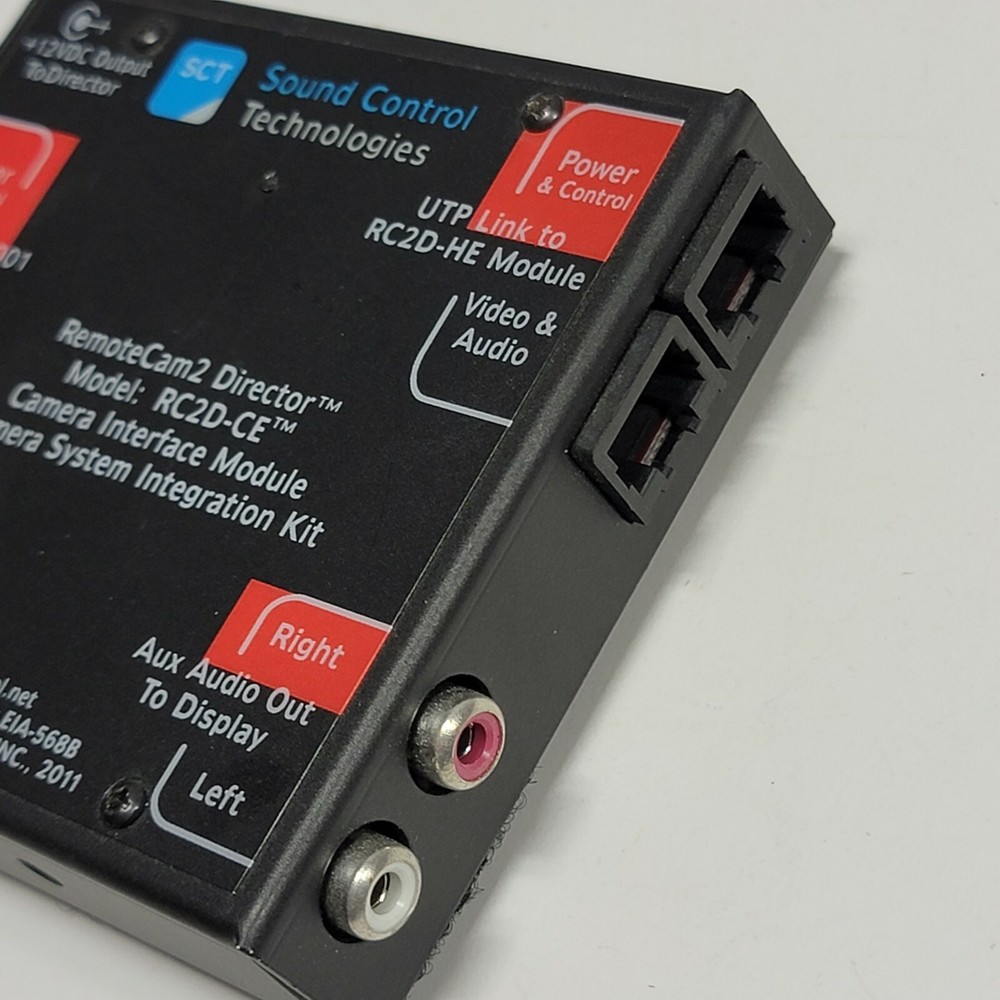 Sound Control Technologies RC2-Director Model RC2D-CE Camera System Integration