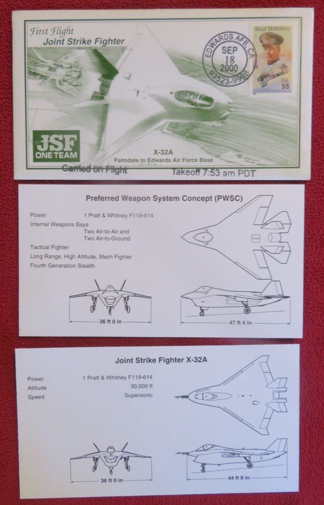 Joint Strike Fighter JSF X-32A First Flight Promotional Packet (02)