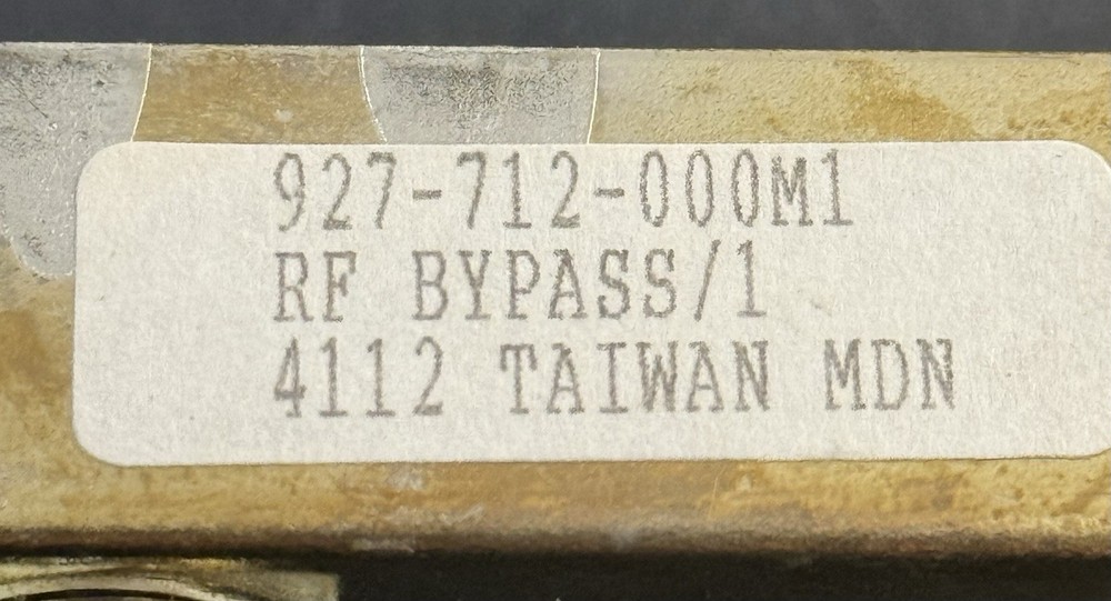 RF Bypass Jerrold GI General Instruments 927-712-000M1 4112 JCI-E2S VK03
