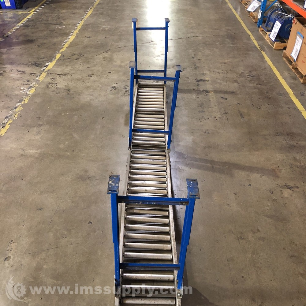 McMaster-Carr Blue Steel Roller Conveyor USIP