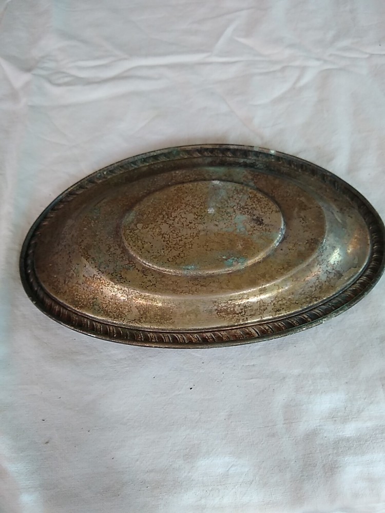 Silver Oval Serving Tray