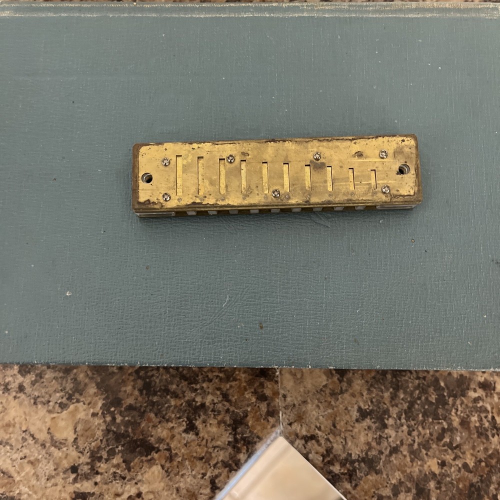Vintage Harmonica Brass Made in Germany