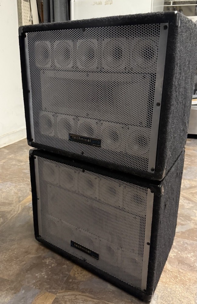 Technical Pro TW11 PA Speaker Wired Passive Black Banana Jack Rectangle