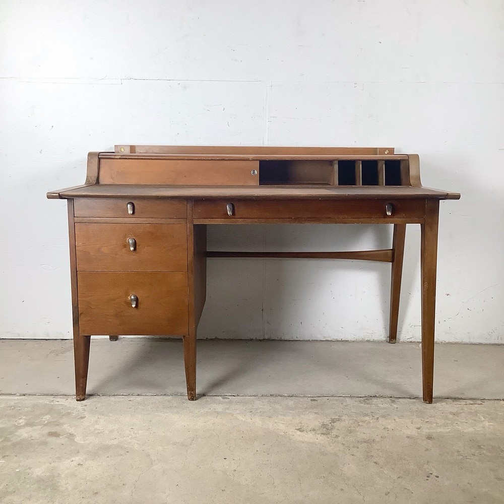 John Van Koert for Drexel Profile Walnut Desk