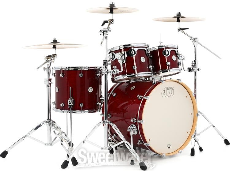 DW Design Series 4-piece Shell Pack - Cherry Stain