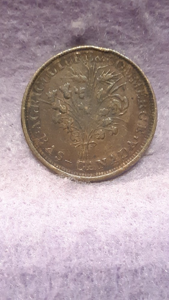 CANADA  ~ 1838 ~ 1 SOUS TOKEN ~ VF