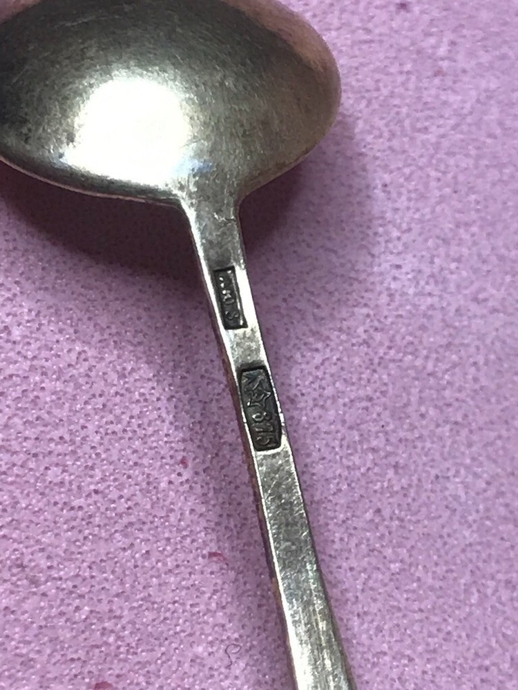 vintage small spoon silver 875