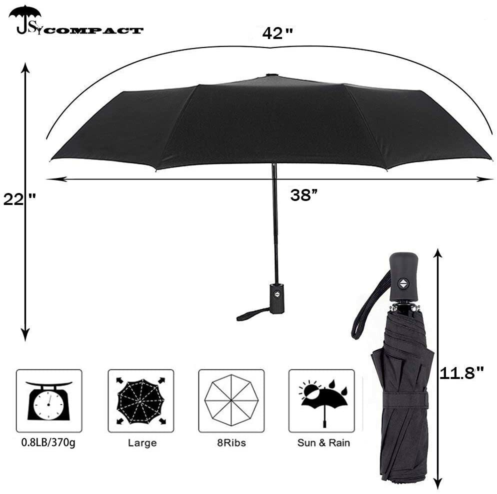Automatic Open Close Travel Umbrella/Windproof Waterproof