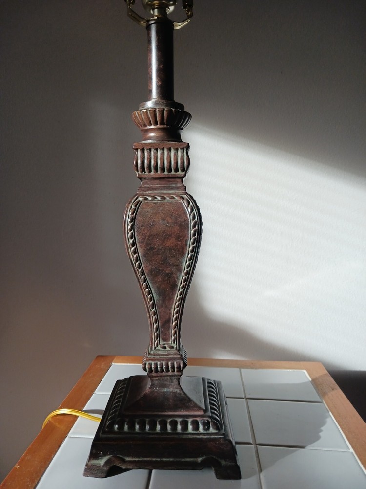 Vintage Berman Footed Table Lamp. 20" height.