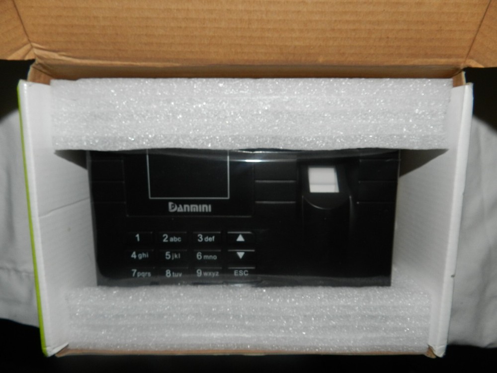 DANMINI 2.4G Biometric Fingerprint Timeclock new opened box