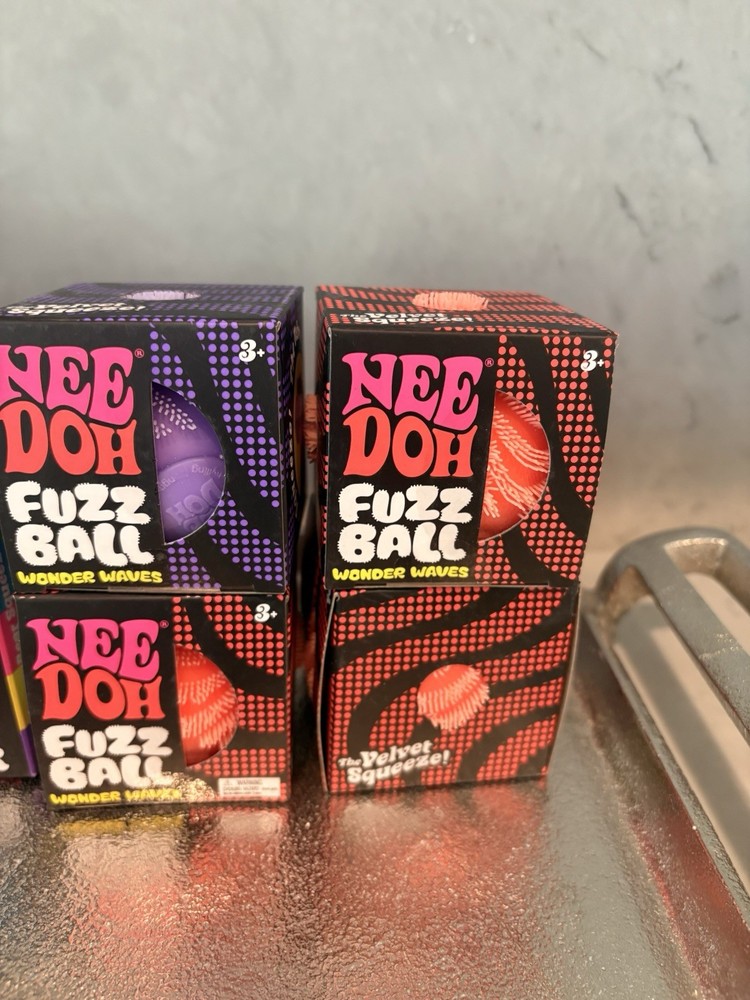 4 New NeeDoh FuzzBalls