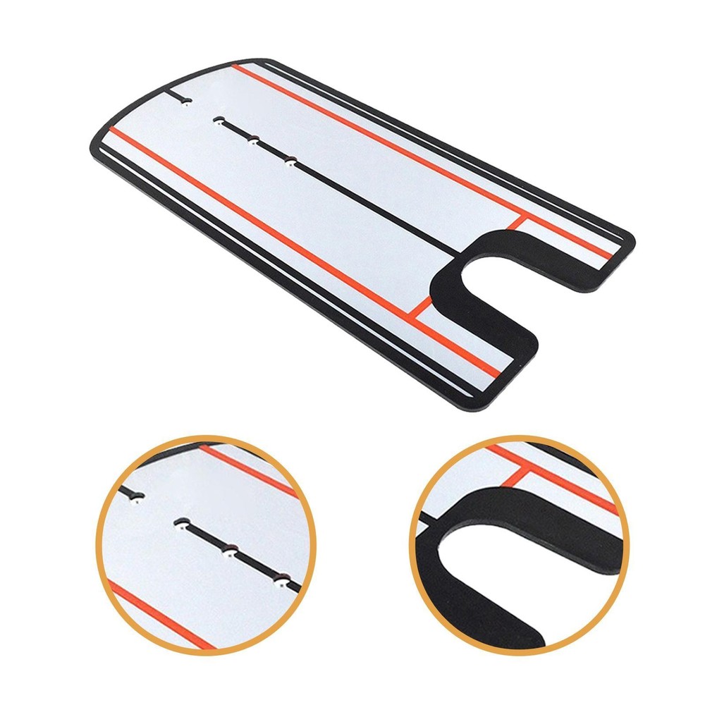Golf Putting Alignment Mirror Acrylic Training Aid Eye Line Putting Mirror