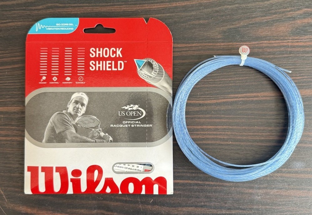 2x Wilson Shock Shield 16g Tennis String Gel Core