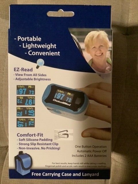 New pulse oximeter, oxygen level, pulse rate