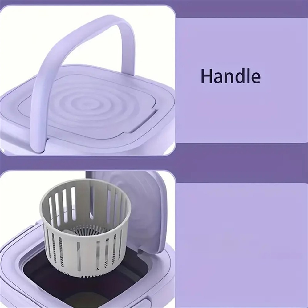 Mini Washing Machine 8L Folding Portable Sterilization Drying Laundry Machines