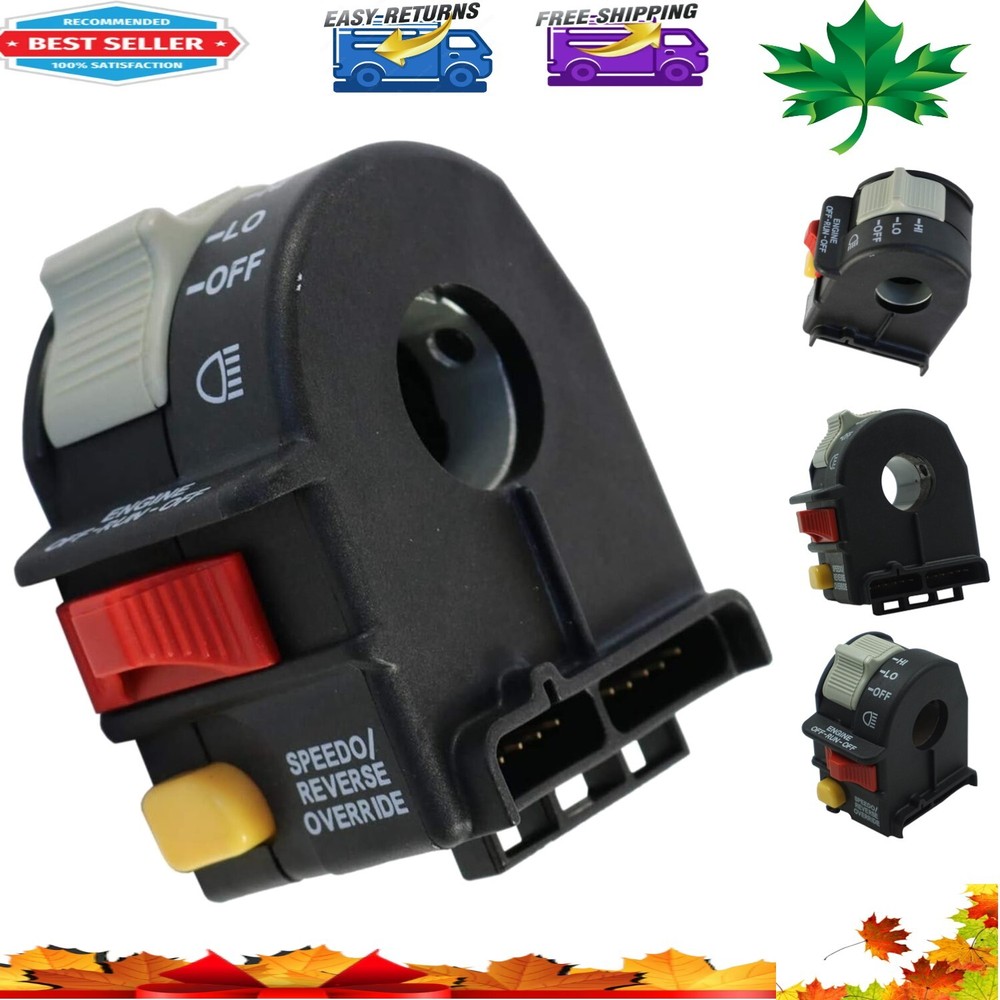 Reliable Left Handlebar Switch for Polaris - Hi Lo On-Off Kill Start Button