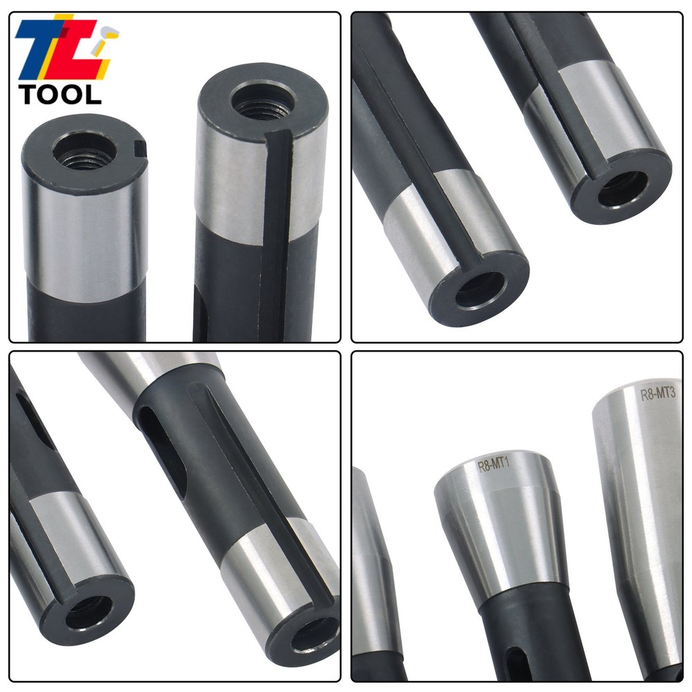 R8 Shank Quick Change Adapters 1MT 2MT 3MT Machining Set