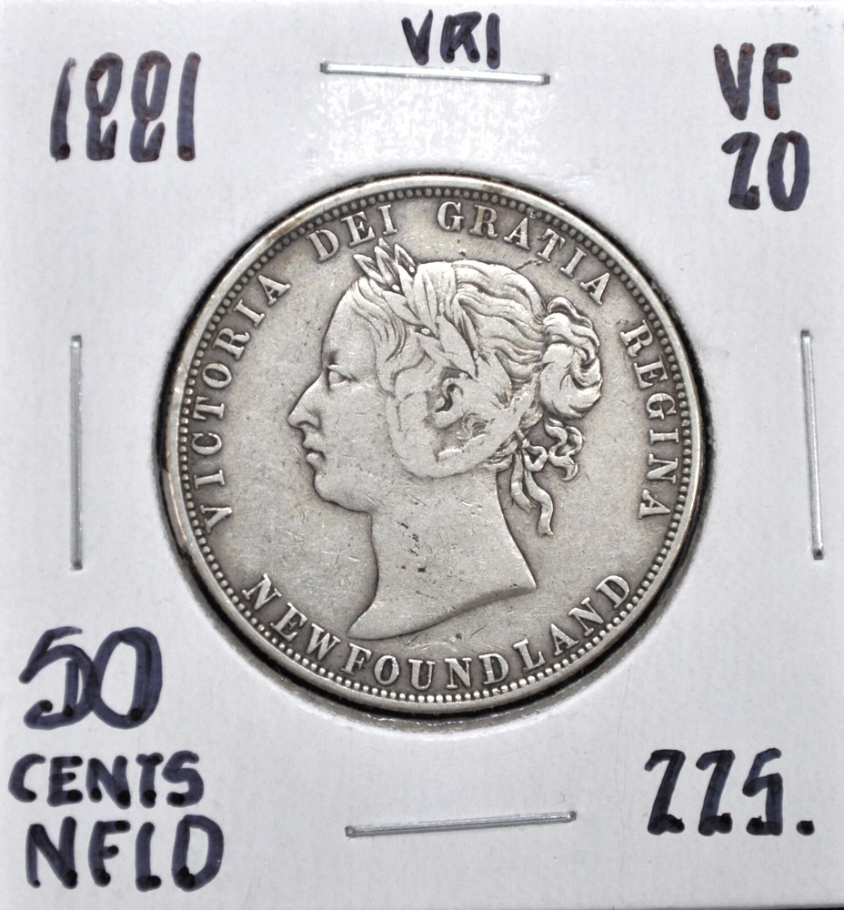 1881 Newfoundland 50 cents