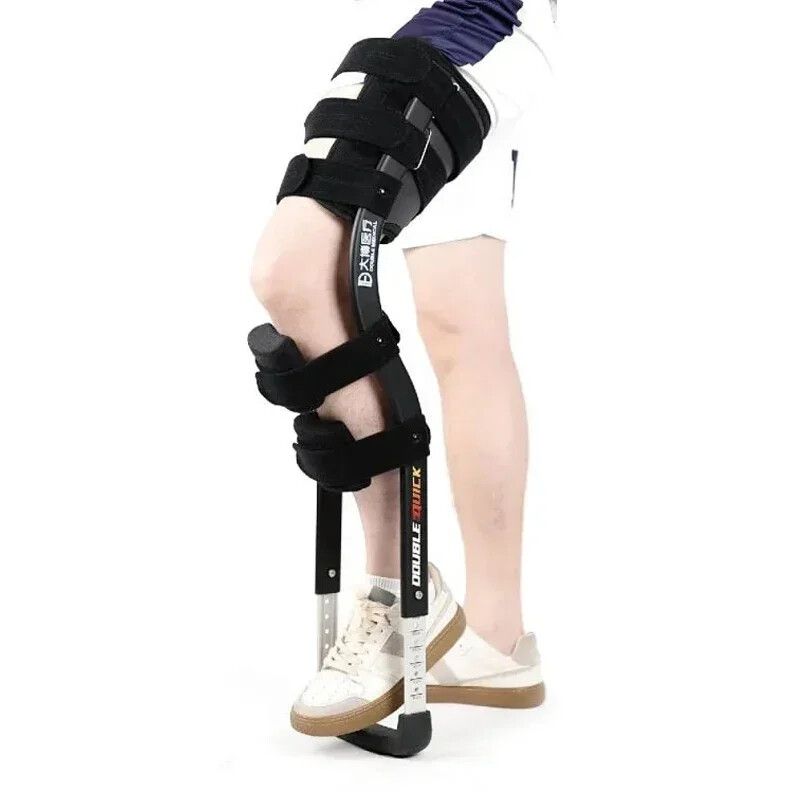 Support Free Mobility Aid Knee Walker Single-Leg Assisted Walking Training Stick