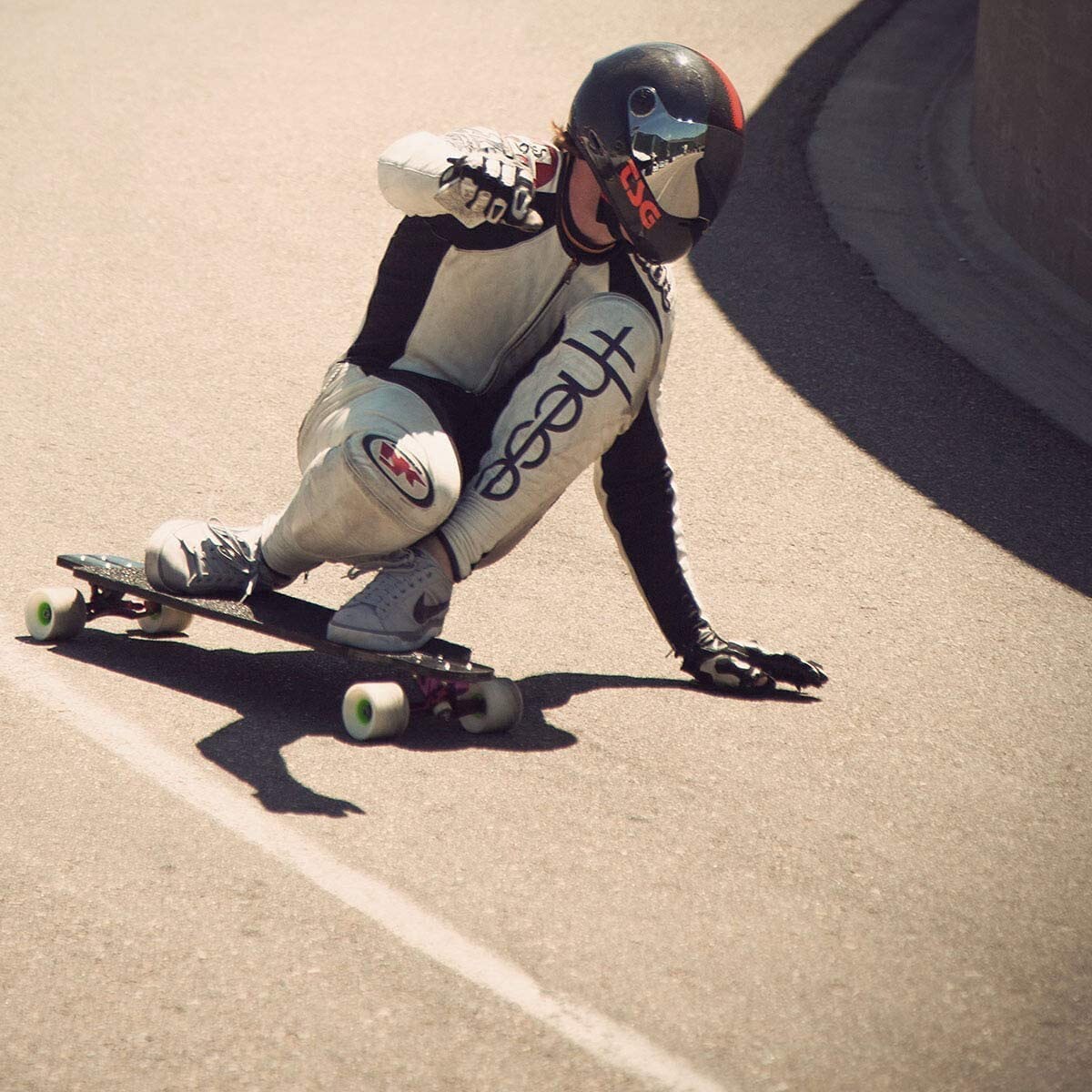 TSG - Pass Pro Full-face Helmet, Downhill Skateboarding, Matt Blue, Medium