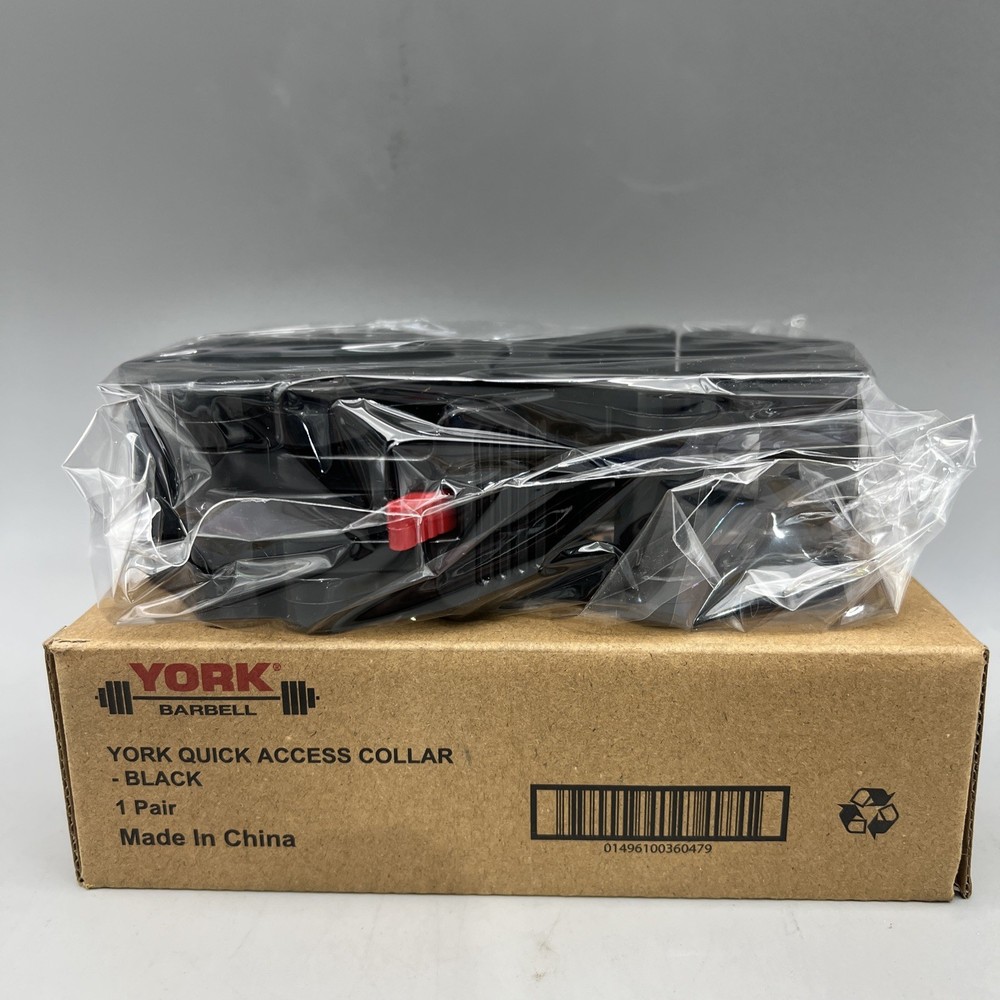 York 36047 Quick Access Collar Black Pair