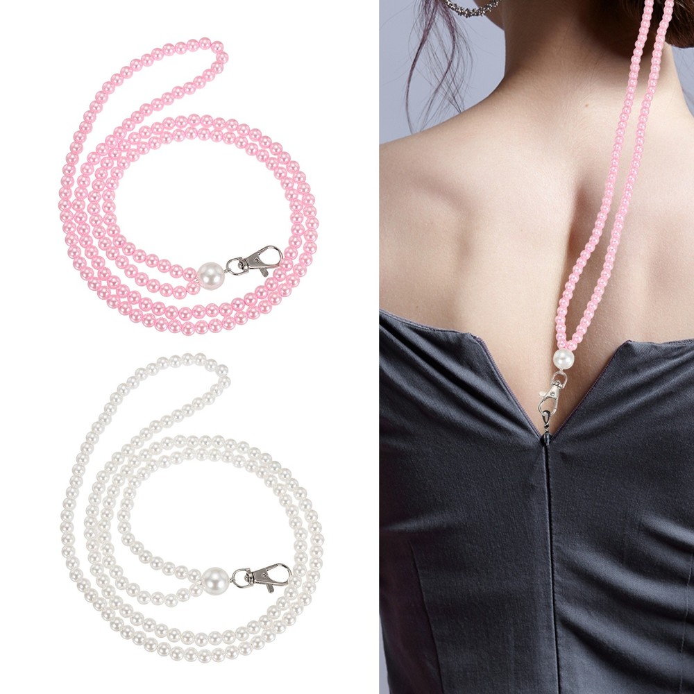 Zipper Helper Pull, 2 Pcs Zipper Puller with Rotating Clip, White/Pink