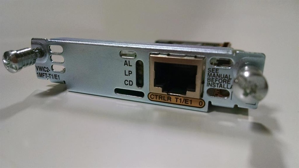 CISCO VWIC2-1MFT-T1/E1 SECOND-GENERATION 1-PORT T1/E INTERFACE CARD