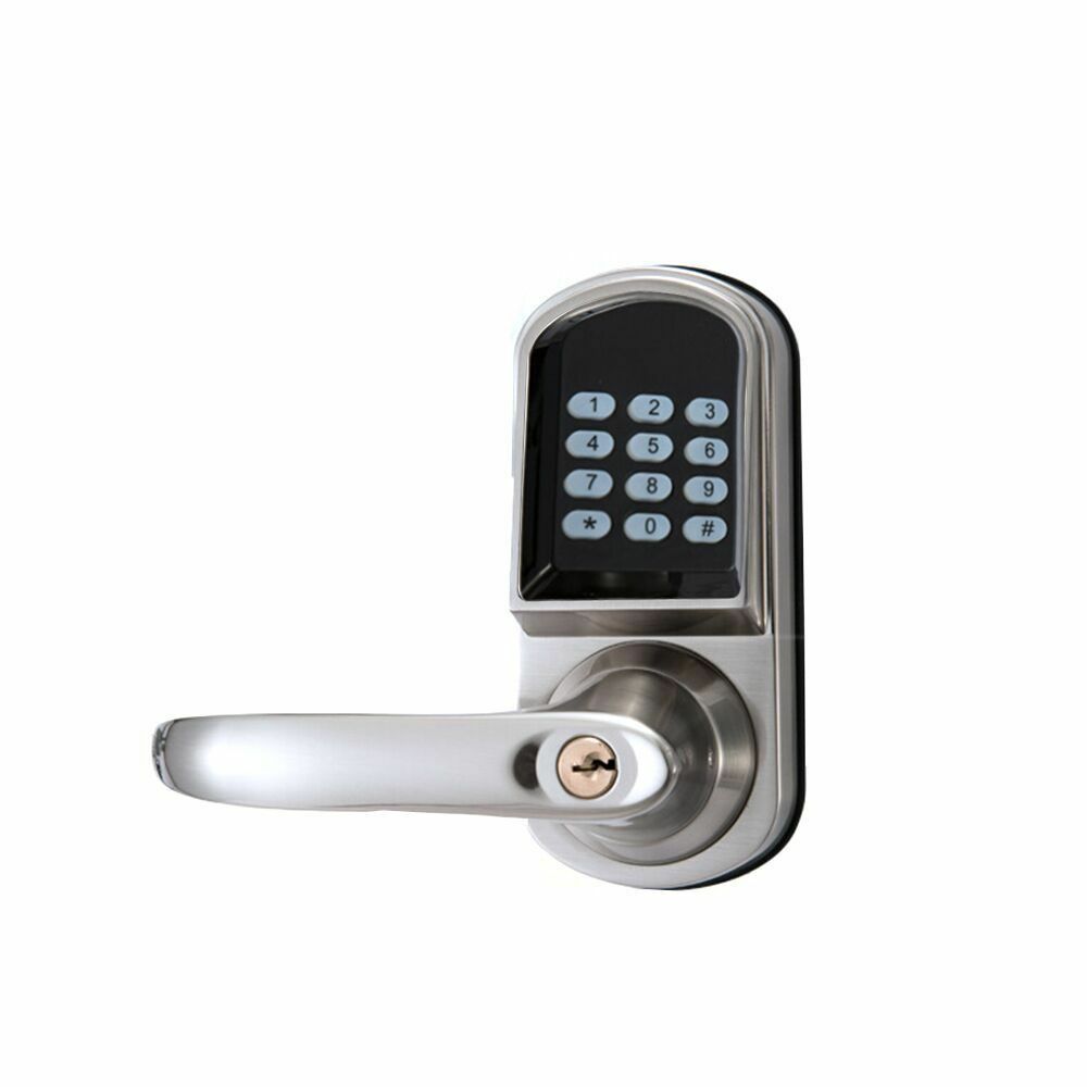 Electronic Code Digital Keyless Keypad Security Entry Door Lock Knob Left Hand