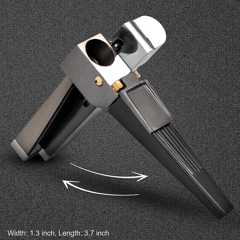 Smoking Pipe Lighter Creative Foldable Metal Lighter Pipe Combination Portable