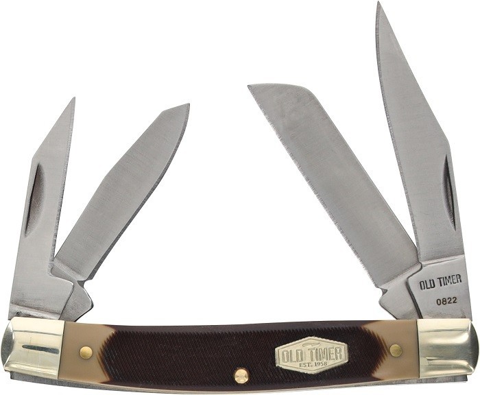 Schrade 44OT Old Timer Workmate 4 blade Folding Knife with Delrin Handle