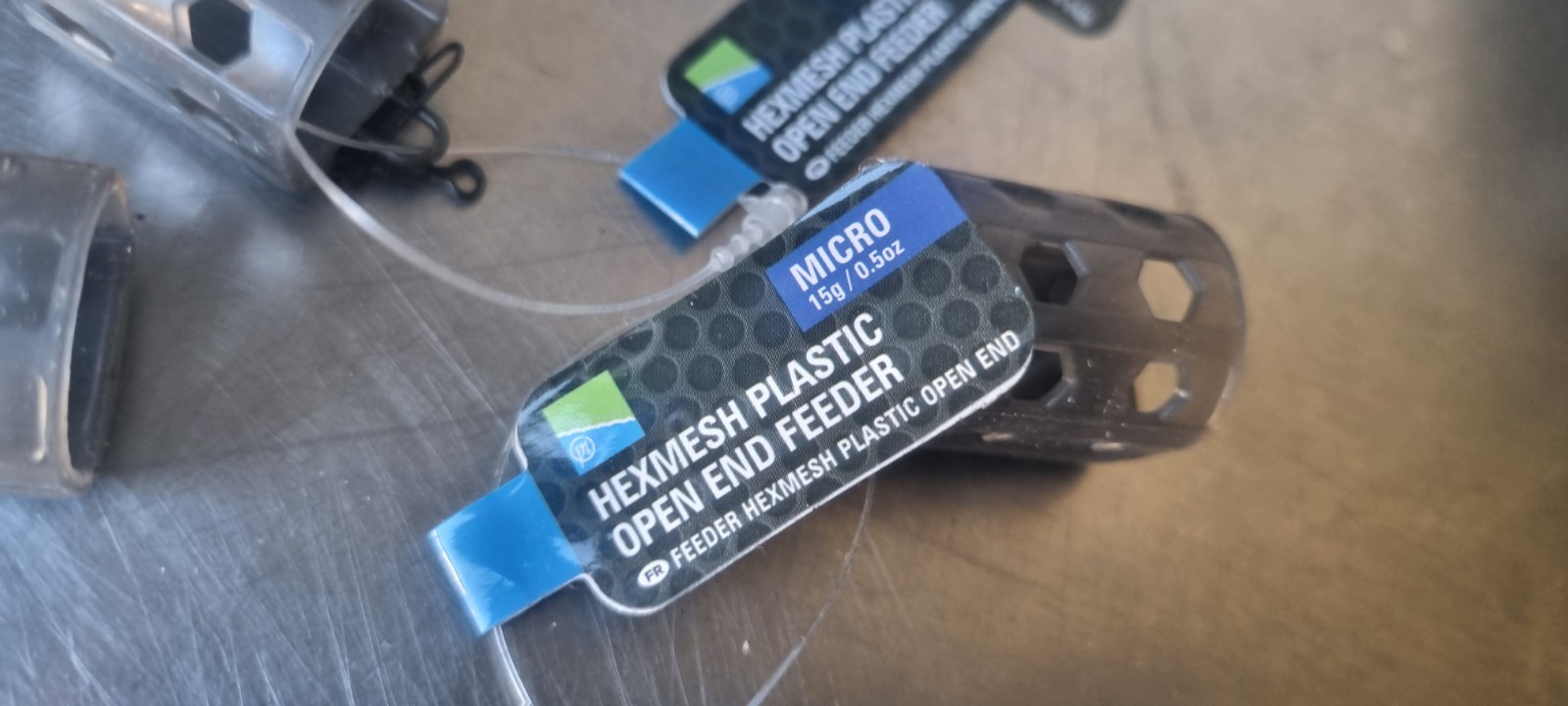 Preston Hexmesh Plastic Open End Feeders Micro 15g x 5