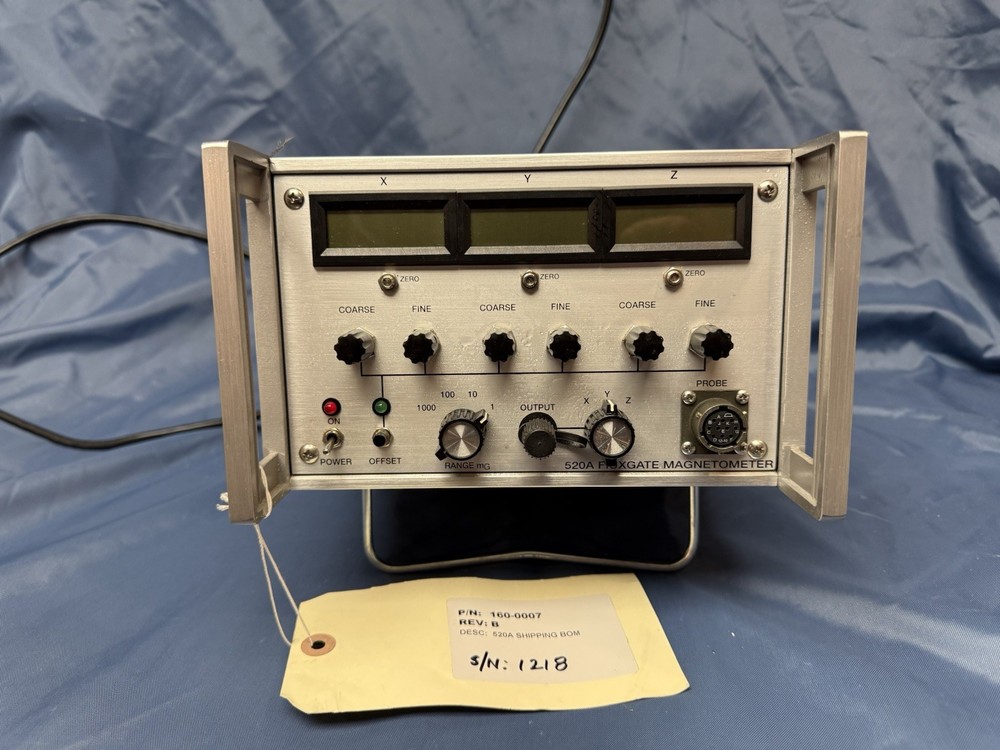 APPLIED PHYSICS SYSTEMS 520A FIUXGATE MAGNETOMETER
