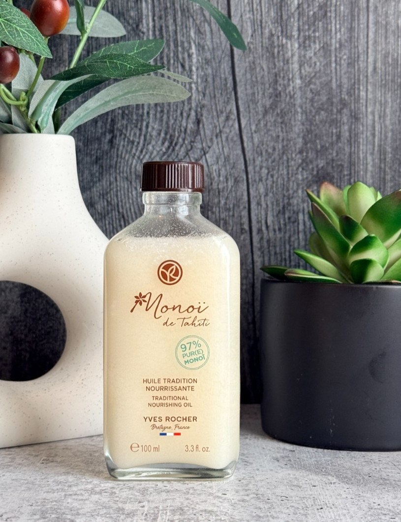 Yves Rocher Monoi de Tahiti Traditional Nourishing Oil  100ml 3.3oz - Brand New