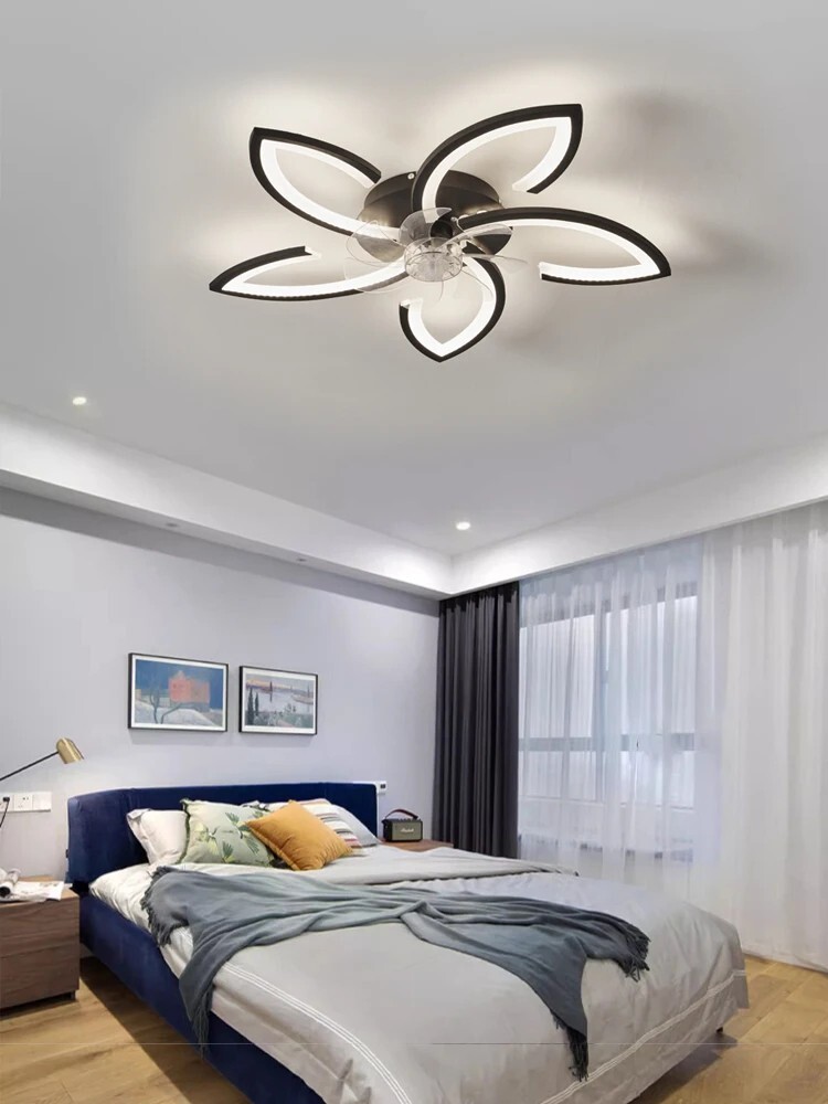 Modern Black LED Ceiling Fan