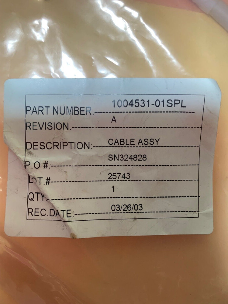 new 1004531-01SPL cable assembly